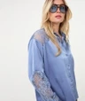 EsQualo Blouse W26.14700 Blauw 4