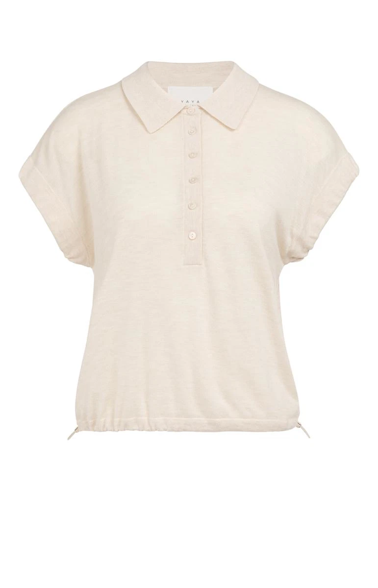 YAYA Polo 01-000590-605 Off-White 2
