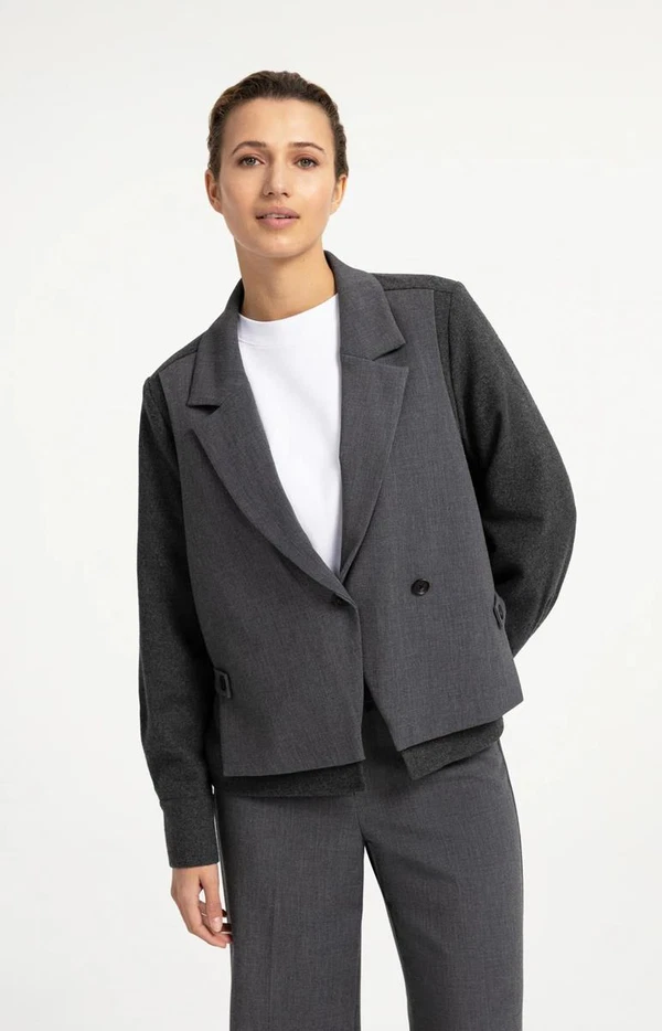 YAYA Blazer 01-501086-609 Grijs 1