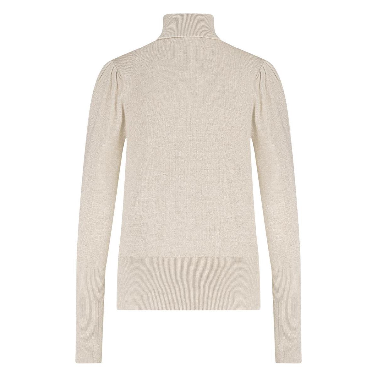 NUKUS Trui Sylvia Lurex Beige 4