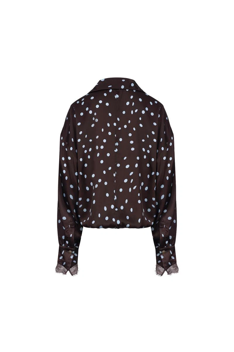 NUKUS Blouse NKF02157 Bruin 6