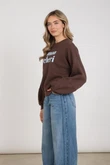 NUKUS Sweater NKF03099 Bruin 2