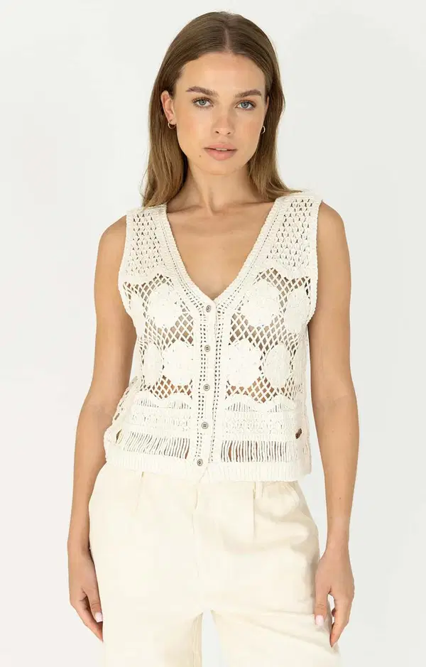 Moscow Gilet Tracy Off-White 1