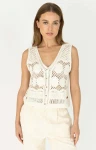 Moscow Gilet Tracy Off-White 1