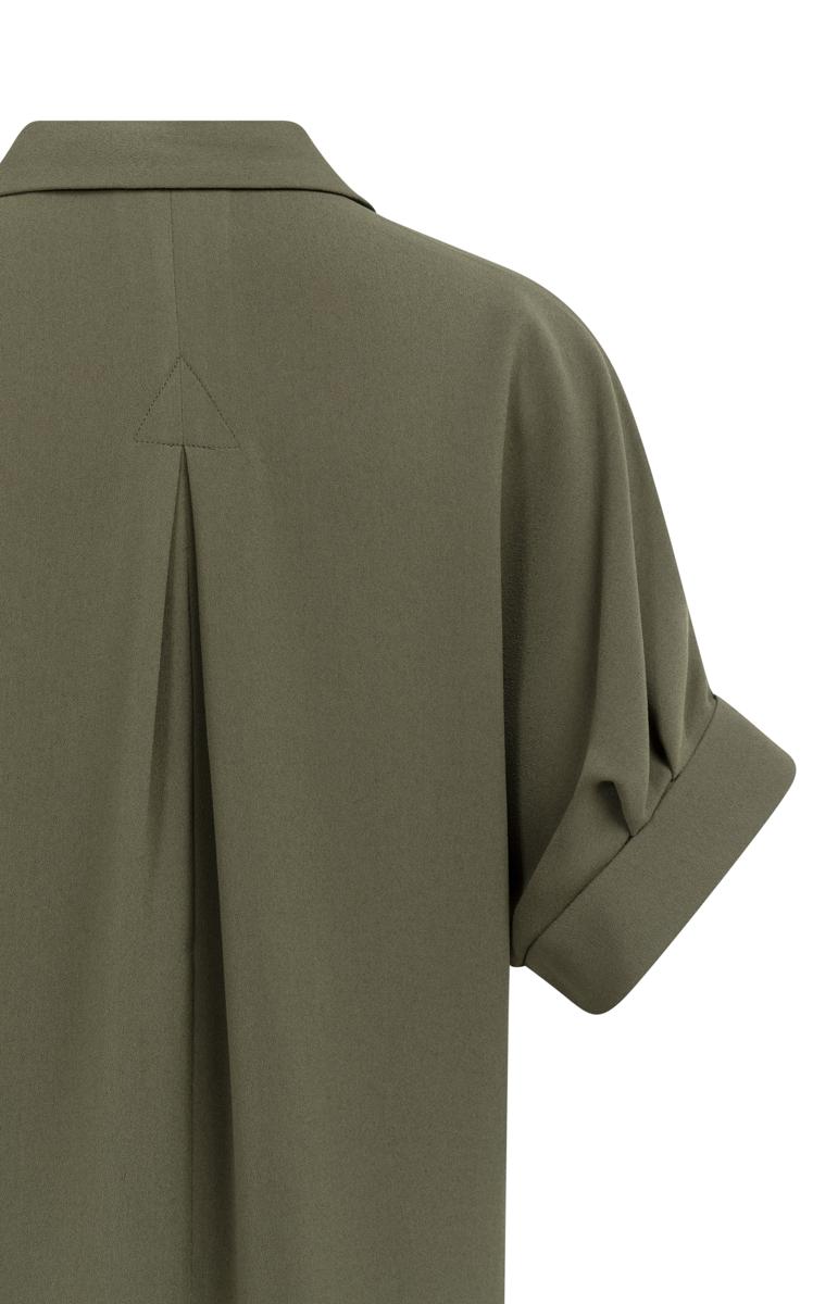 YAYA Jurk 01-601218-604 Groen 3